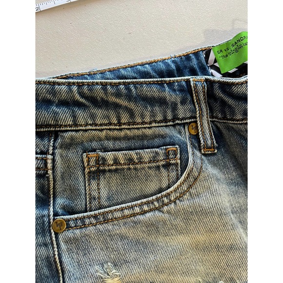 FREE PEOPLE NWT WOMEN'S 25 "THE VIRGIN LABEL" DISTRESSED SKINNY JEAN - Picture 12 of 14